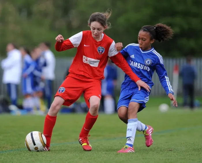 Framed Print : Bristol Academy vs. Chelsea Ladies: A Fierce Football Rivalry at Gifford Stadium (FA WSL Youth) Framed Print : Bristol Academy vs. Chelsea Ladies: A Fierce Football Rivalry at Gifford Stadium (FA WSL Youth)