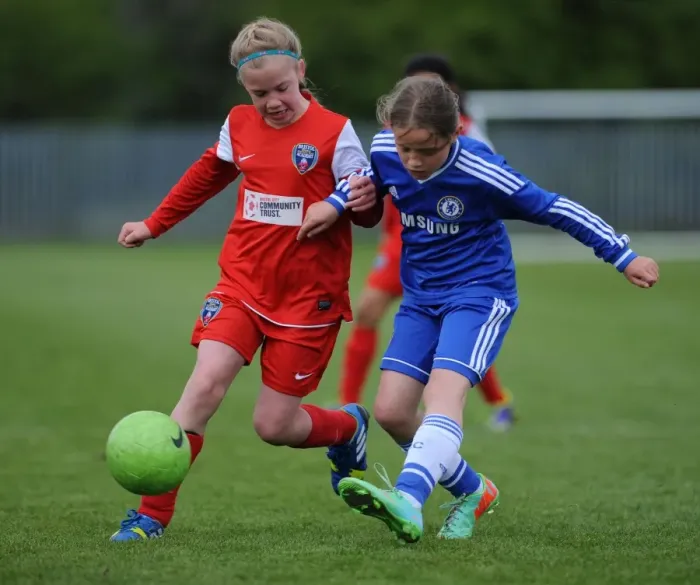 Framed Print : Bristol Academy vs. Chelsea Ladies Youth: A Football Rivalry at Gifford Stadium - FA WSL Youth Match
