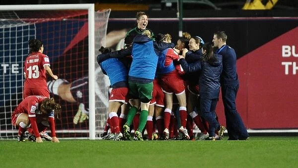 Bristol Academy Women's FC Triumphs Over FC Barcelona: Celebrating Victory at Ashton Gate