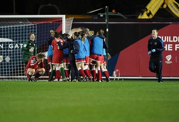 Bristol Academy Women's FC Triumphs Over FC Barcelona: Celebrating Victory at Ashton Gate
