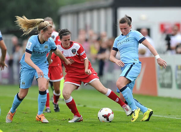 Bristol Academy Women's Tough Battle Against Manchester City Women: Natalia Pablos Sanchon Faces Off Against Keira Walsh and Krystle Johnston