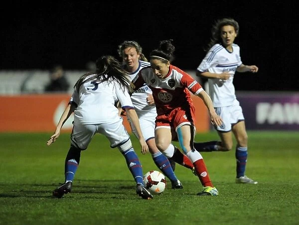 Bristol Academy's Laura Del Rio Garcia vs. Hannah Blundell in FA WSL Clash