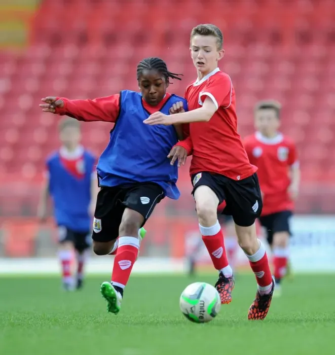 Framed Print : Bristol City Academy Players Train at Ashton Gate Stadium Framed Print : Bristol City Academy Players Train at Ashton Gate Stadium
