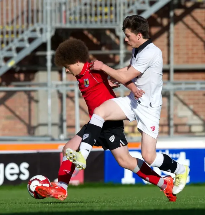 Framed Print : Bristol City Academy Players Train at Ashton Gate Stadium