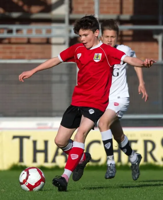 Framed Print : Bristol City Academy Players Train at Ashton Gate Stadium Framed Print : Bristol City Academy Players Train at Ashton Gate Stadium