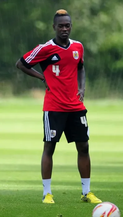 Framed Print : Bristol City Academy: Ridwan Oluwatobi in Training Action