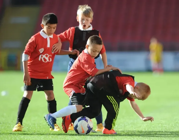 Framed Print : Bristol City Academy Training at Ashton Gate Stadium, May 2015 Framed Print : Bristol City Academy Training at Ashton Gate Stadium, May 2015