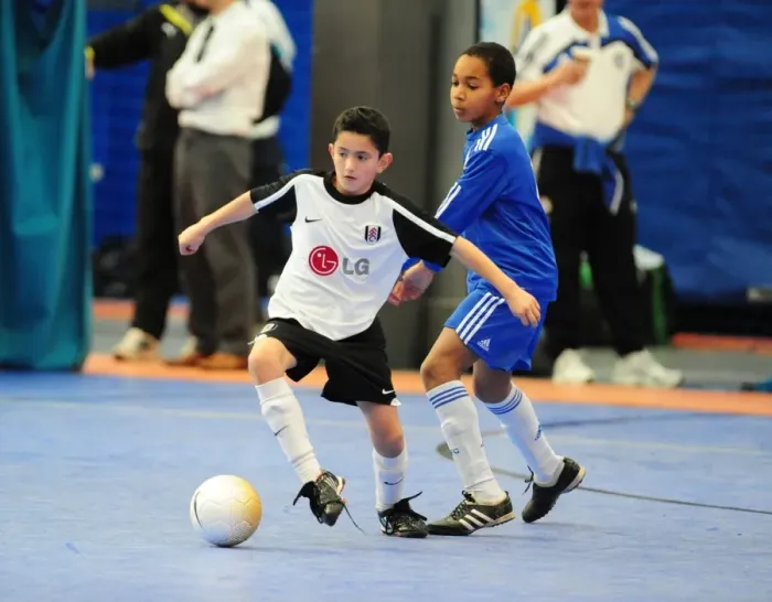 Framed Print : Bristol City Academy vs. Chelsea: A Futsal Showdown - First Team Clash (Season 09-10)