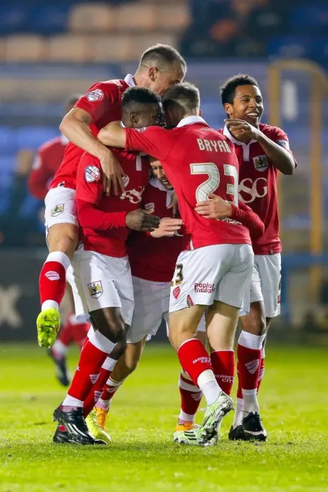 Framed Print : Bristol City Ahead: Luke Freeman's Strike vs. Peterborough United, November 2014