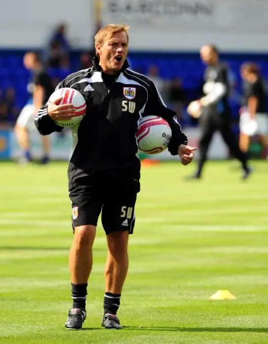 Framed Print : Bristol City Assistant Manager Steve Wigley at Ipswich Town Championship Match, 2010 Framed Print : Bristol City Assistant Manager Steve Wigley at Ipswich Town Championship Match, 2010