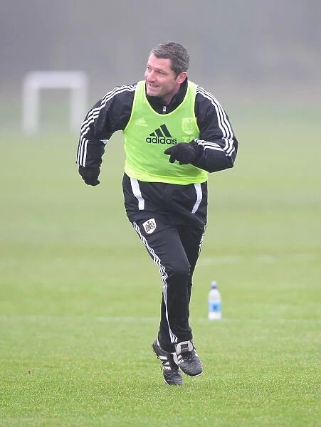 Bristol City: Assistant Manager Tony Docherty Training at Memorial Stadium, January 2012