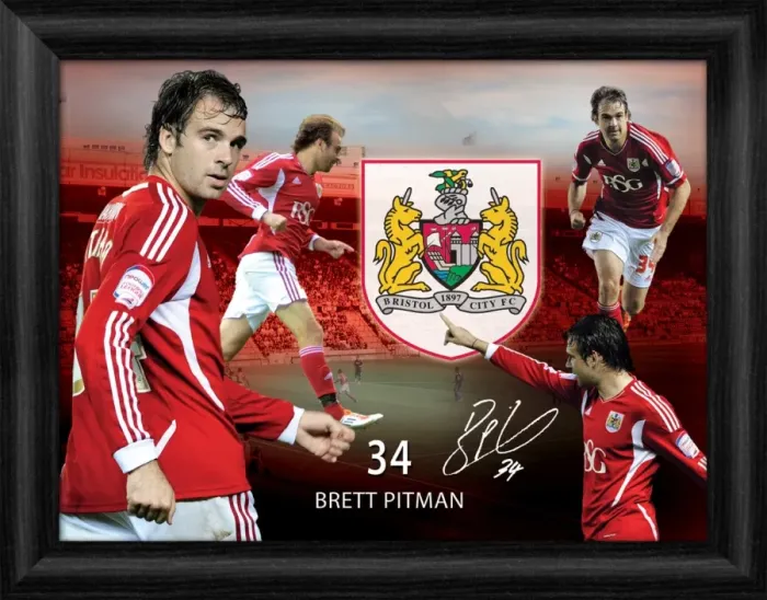 Photo Gift : Bristol City Brett Pitman Player Montage Print