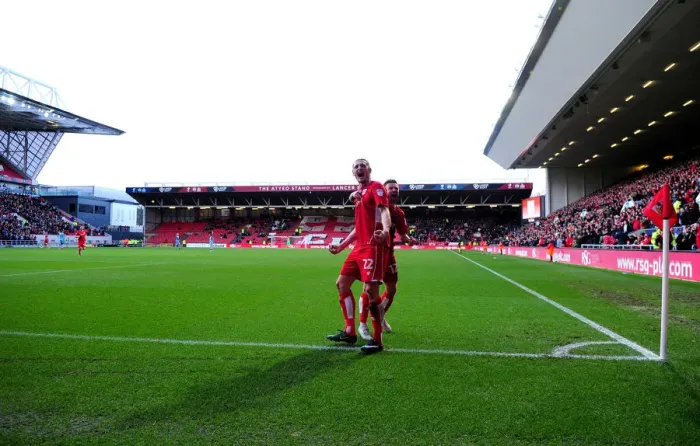 Framed Print : Bristol City Celebrate Goal: Milan Djuric and Matty Taylor Rejoice After Scoring Against Rotherham United Framed Print : Bristol City Celebrate Goal: Milan Djuric and Matty Taylor Rejoice After Scoring Against Rotherham United