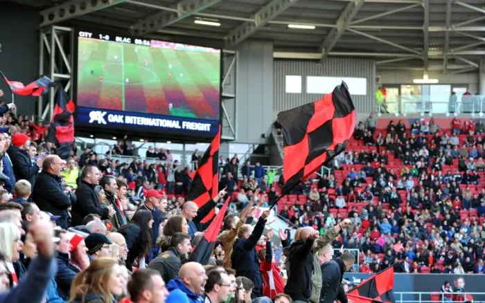 Framed Print : Bristol City Celebrate Taking the Lead Against Blackburn Rovers at Ashton Gate Stadium