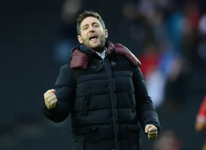 Framed Print : Bristol City Celebrates 2-0 Victory Over Milton Keynes Dons: Lee Johnson's Moment of Triumph