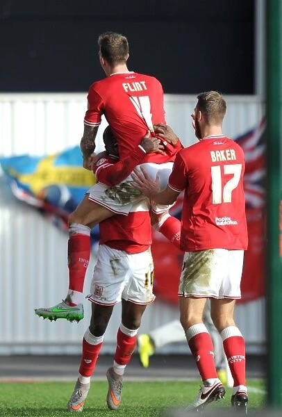 Bristol City Celebrates: Agard's Goal vs. Hull City (November 2015)