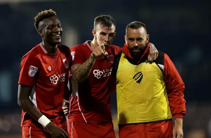 Framed Print : Bristol City Celebrates EFL Cup Victory Over Fulham: Abraham, Flint, and Wilbraham Rejoice Framed Print : Bristol City Celebrates EFL Cup Victory Over Fulham: Abraham, Flint, and Wilbraham Rejoice