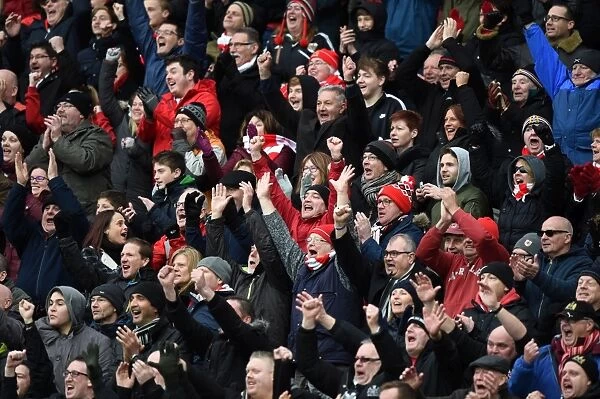 Bristol City Celebrates Home Victory Over Bolton Wanderers, Ashton Gate Stadium, 2016