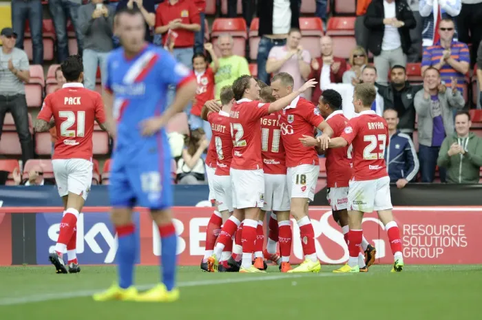 Framed Print : Bristol City Celebrates: Kieran Agard Scores Against Doncaster Rovers, September 13, 2014 Framed Print : Bristol City Celebrates: Kieran Agard Scores Against Doncaster Rovers, September 13, 2014