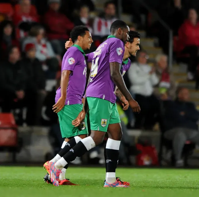 Framed Print : Bristol City Celebrates Korey Smith's Goal Against Cheltenham Town, Johnstone's Paint Trophy Framed Print : Bristol City Celebrates Korey Smith's Goal Against Cheltenham Town, Johnstone's Paint Trophy