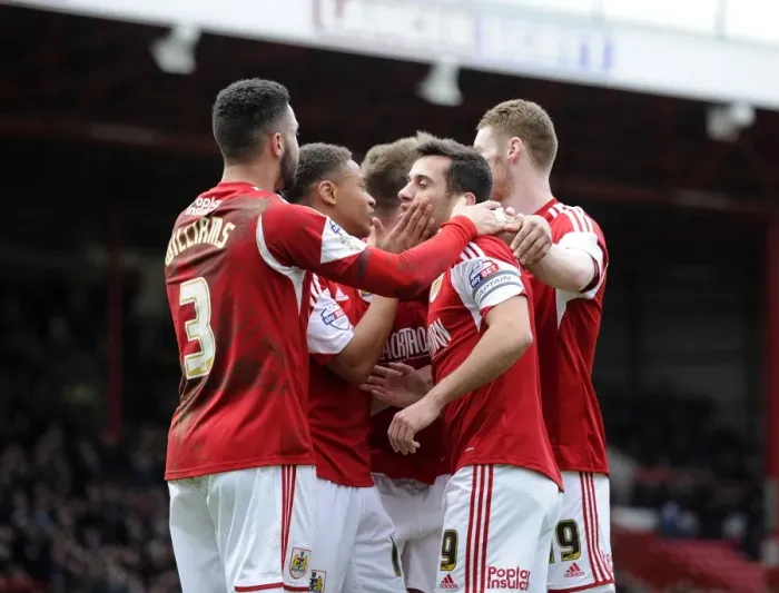 Framed Print : Bristol City Celebrates Sam Baldock's Goal Against Gillingham, Sky Bet League One, 2014 Framed Print : Bristol City Celebrates Sam Baldock's Goal Against Gillingham, Sky Bet League One, 2014