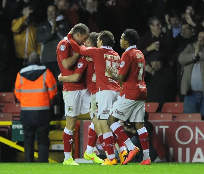Framed Print : Bristol City Celebrates Win Against AFC Wimbledon: Aaron Wilbraham Scores the Game-winning Goal Framed Print : Bristol City Celebrates Win Against AFC Wimbledon: Aaron Wilbraham Scores the Game-winning Goal
