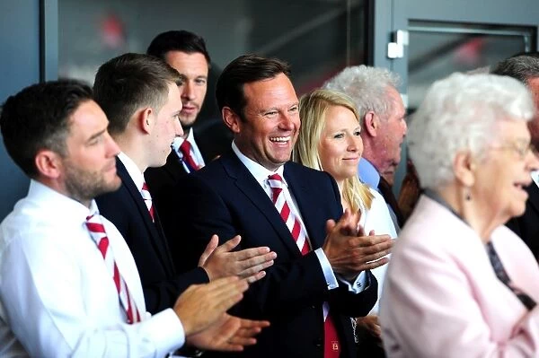 Bristol City Celebrates Win Against Wigan Athletic: Mark Ashton's Excited Moment