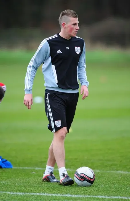 Framed Print : Bristol City: Chris Wood in Training Focus
