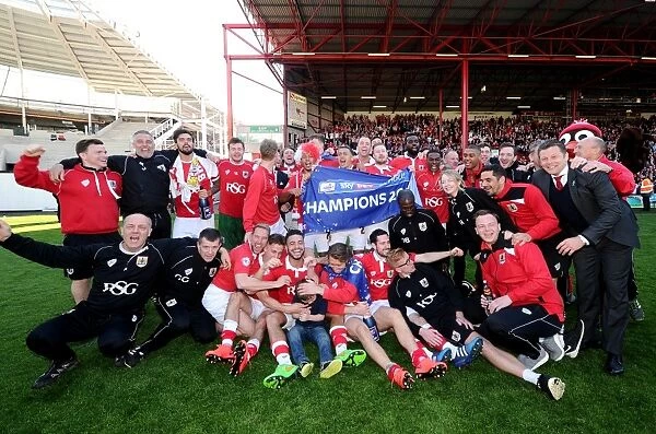 Bristol City Claims League One Title: Champions Euphoria at Ashton Gate