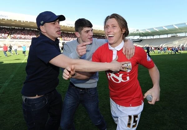 Bristol City Clinch League Title: Luke Freeman's Emotional Celebration with Fans