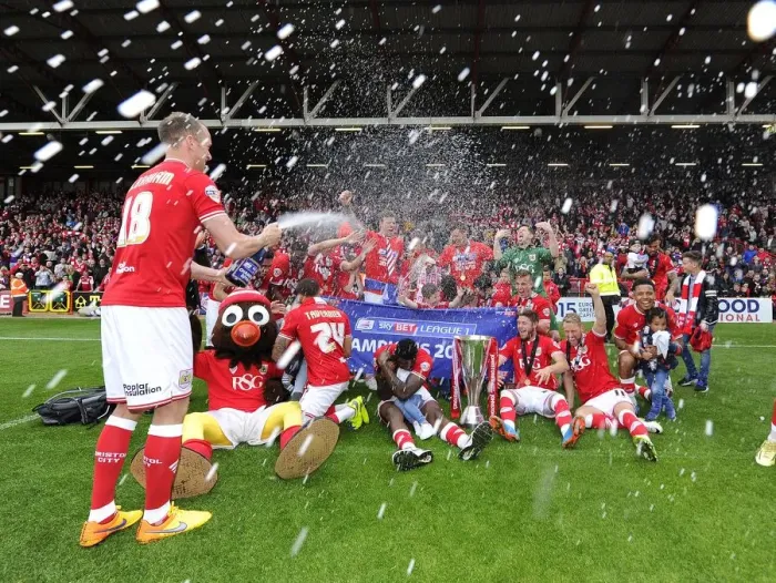 Framed Print : Bristol City Clinch League One Title with Thrilling 8-2 Victory Framed Print : Bristol City Clinch League One Title with Thrilling 8-2 Victory