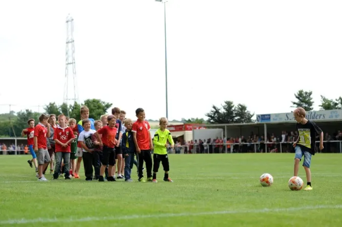 Framed Print : Bristol City Community Trust at Bristol Citys pre-season game against Brislington FC