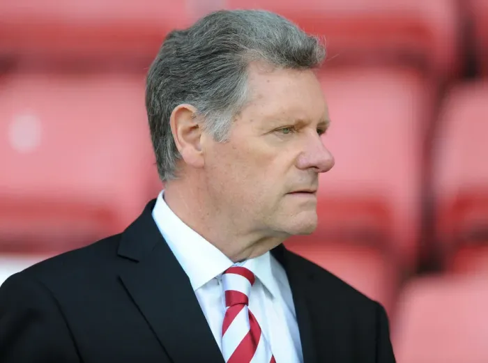Framed Print : Bristol City Director Doug Harman at Swindon Town's County Ground, November 2014 Framed Print : Bristol City Director Doug Harman at Swindon Town's County Ground, November 2014
