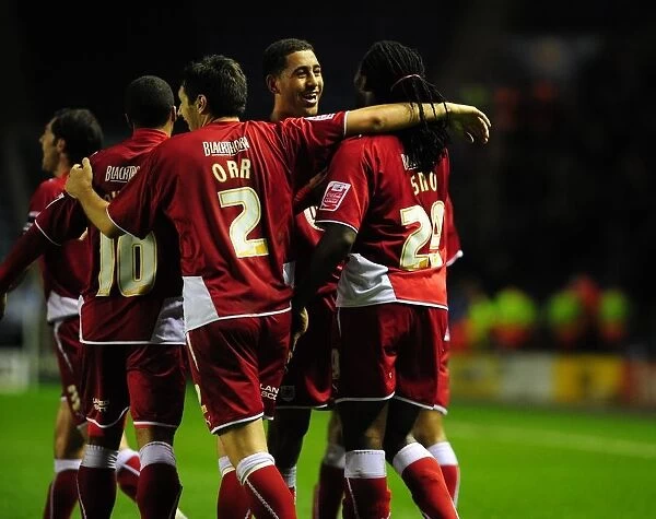 Bristol City: Evander Sno and Teammates Celebrate Historic Win Against Leicester City