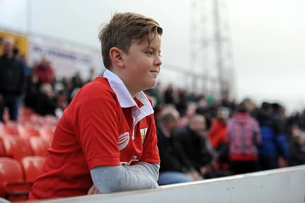 Bristol City fan - Photo mandatory by-line: Dougie Allward / JMP -15 / 11 / 14 - SPORT - Football - Swindon - The County