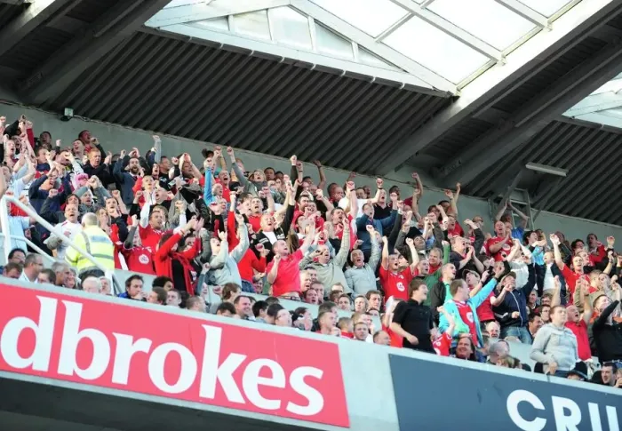 Framed Print : Bristol City Fans