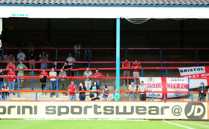 Framed Print : Bristol City fans