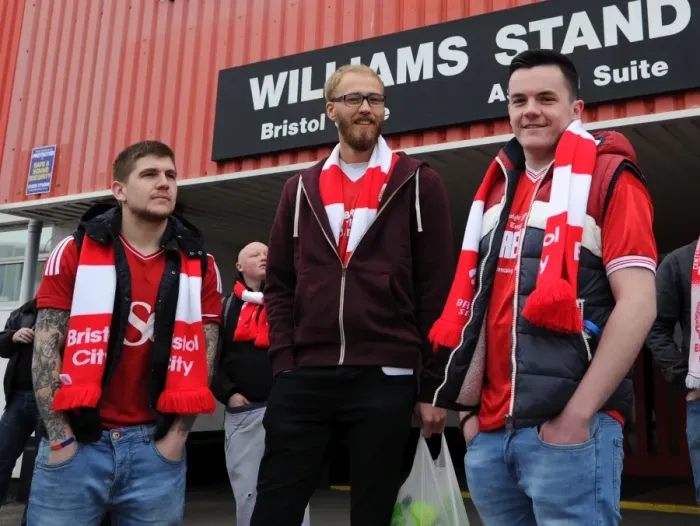 Framed Print : Bristol City Fans Aboard Coaches to Wembley for Johnstones Paint Trophy Final
