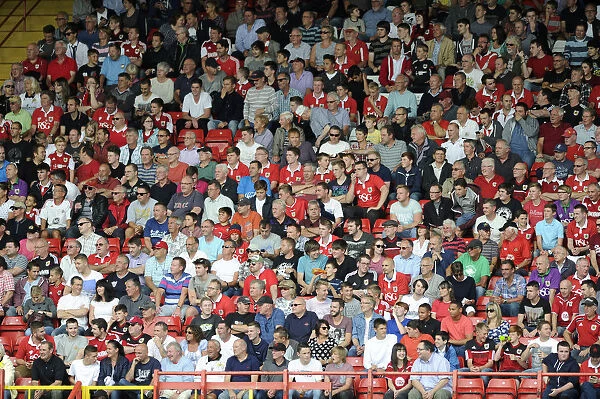 Bristol City Fans in Action at Ashton Gate during Bristol City vs Doncaster Rovers, Sky Bet League One Match