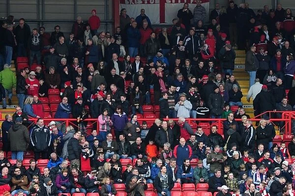 Bristol City Fans in Action during Bristol City vs Middlesbrough, Npower Championship (09 / 03 / 2013)