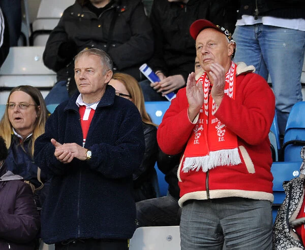 Bristol City Fans in Action at FA Cup Match