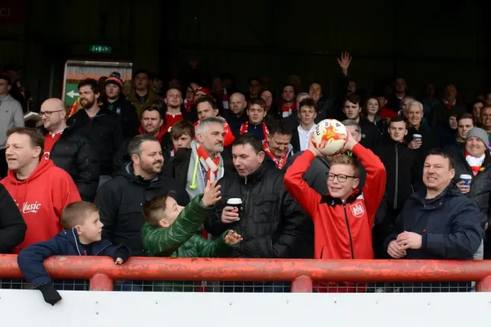 Framed Print : Bristol City Fans in Action at Griffin Park during Sky Bet Championship Match against Brentford, April 2016 Framed Print : Bristol City Fans in Action at Griffin Park during Sky Bet Championship Match against Brentford, April 2016