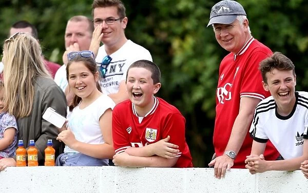 Bristol City Fans in Action: Pre-Season Friendly Against Hengrove Athletic