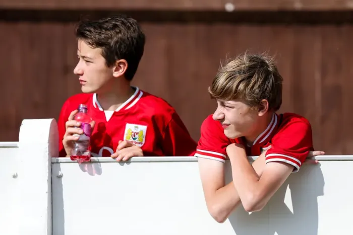 Framed Print : Bristol City Fans in Action at Pre-season Friendly against Bristol Manor Farm, 2017 Framed Print : Bristol City Fans in Action at Pre-season Friendly against Bristol Manor Farm, 2017