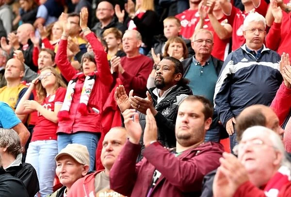 Bristol City Fans in Action at Rotherham United Match, Sky Bet Championship (September 10, 2016)