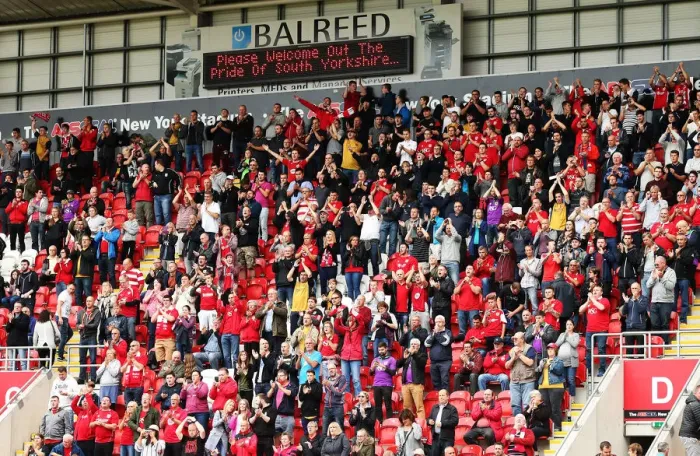 Framed Print : Bristol City Fans in Action at Rotherham United Match, Sky Bet Championship (September 10, 2016) Framed Print : Bristol City Fans in Action at Rotherham United Match, Sky Bet Championship (September 10, 2016)