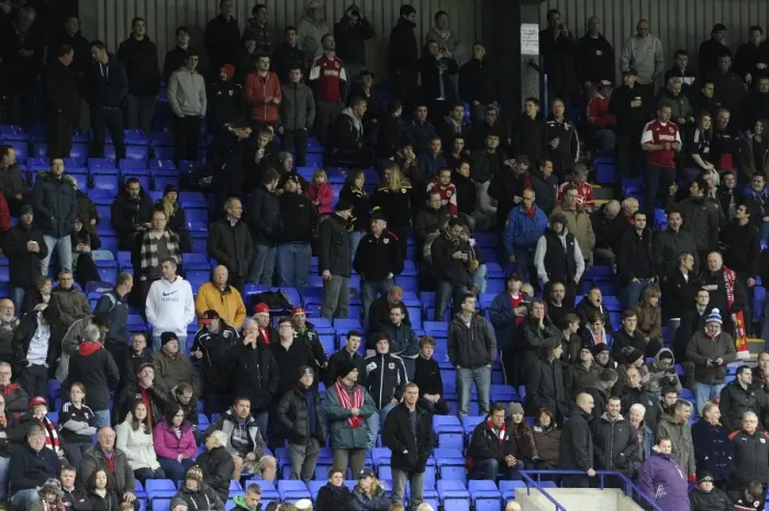 Framed Print : Bristol City Fans in Action at Tranmere vs. Bristol City, League One Football Match, November 2013 Framed Print : Bristol City Fans in Action at Tranmere vs. Bristol City, League One Football Match, November 2013