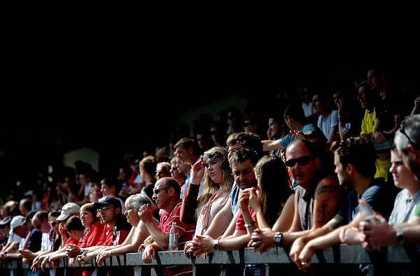 Bristol City Fans Bask in the Sun at Forest Green Rovers Preseason Match, 2013