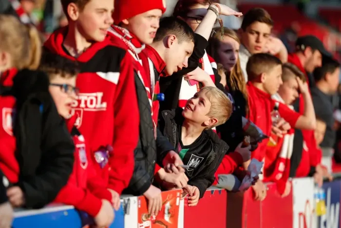 Framed Print : Bristol City Fans Bask in Sunny Pre-Match Atmosphere at Ashton Gate Stadium (Bristol City v Derby County) Framed Print : Bristol City Fans Bask in Sunny Pre-Match Atmosphere at Ashton Gate Stadium (Bristol City v Derby County)