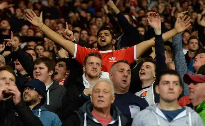 Framed Print : Bristol City Fans at Cardiff City Stadium during Sky Bet Championship Match Framed Print : Bristol City Fans at Cardiff City Stadium during Sky Bet Championship Match